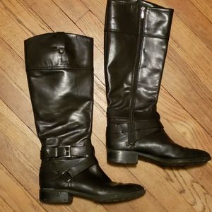 Vince Camuto Black Riding Boots